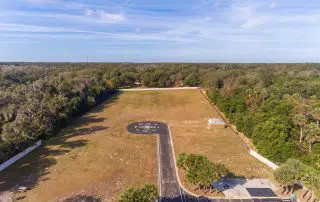 SJRP Crescent Aerial Facing Back Lot and Field HDR
